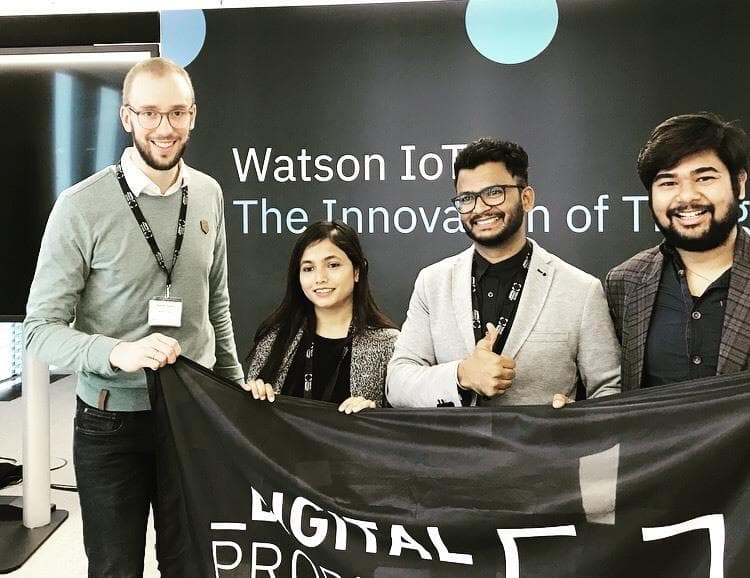 Team presentation at IBM Watson, Munich